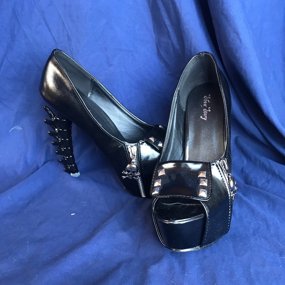 Gothic Skeleton Heels